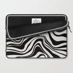 Monochrome Waves Laptop Sleeve Gallery Image 2