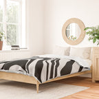 Monochrome Waves Duvet Cover Gallery Image 2