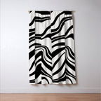 Monochrome Waves Window Curtain Gallery Image 3