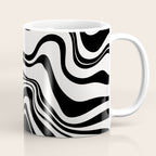 Monochrome Waves Coffee Mug Gallery Image 1
