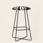 Monochrome Waves Stool Gallery Image 1