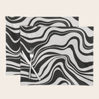 Monochrome Waves Placemat Gallery Image 1