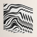 Monochrome Waves Wrapping Paper Gallery Image 3