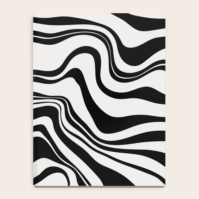 Monochrome Waves Notebook Gallery Image 4