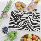 Monochrome Waves Cutting Board Gallery Image 2