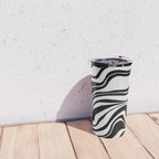 Monochrome Waves Travel Mug Gallery Image 4