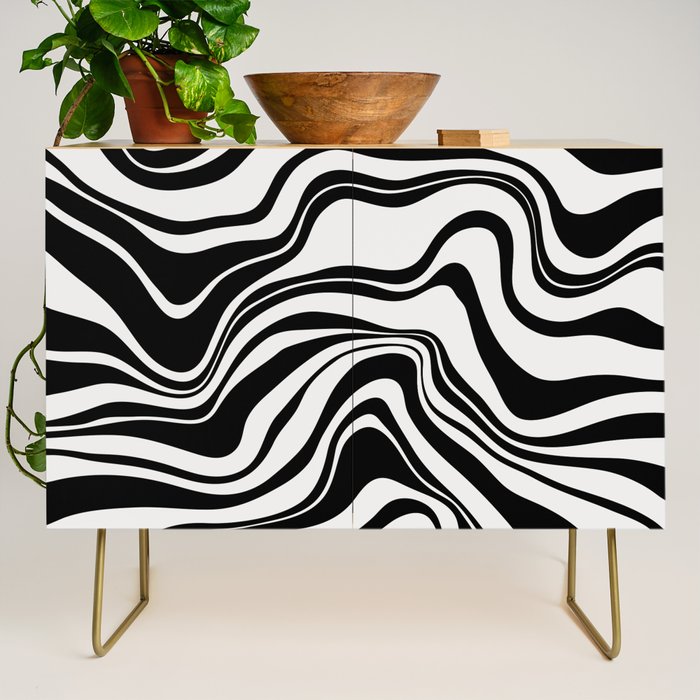 Monochrome Waves Credenza Gallery Image 1