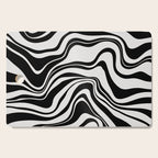 Monochrome Waves Cutting Board Gallery Image 1