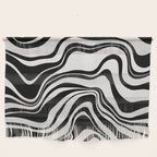 Monochrome Waves Wall Hanging Gallery Image 1