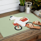 Polar bear postal express Outdoor Rug Gallery Image 2