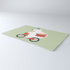 Polar bear postal express Rug Gallery Image 3