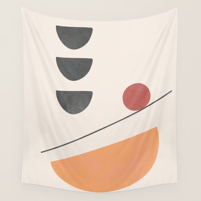 Abstract Minimal Art 01 Wall Tapestry Gallery Image 4