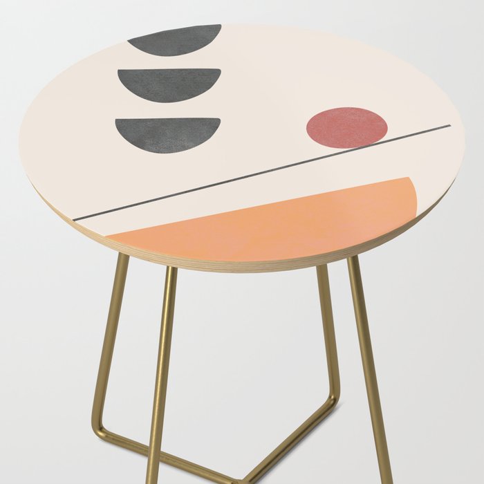 Abstract Minimal Art 01 Side Table Gallery Image 2
