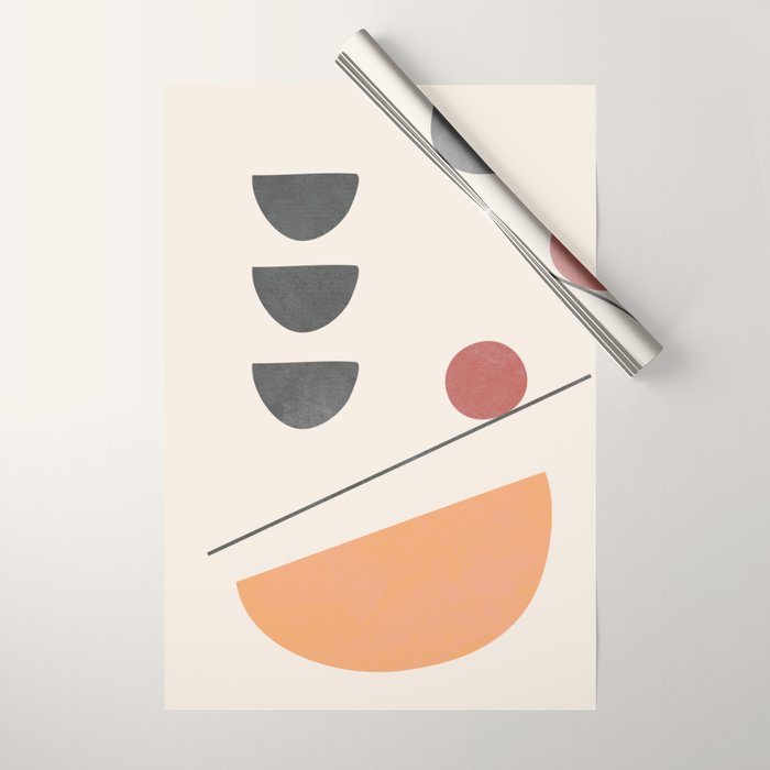 Abstract Minimal Art 01 Wrapping Paper Gallery Image 1