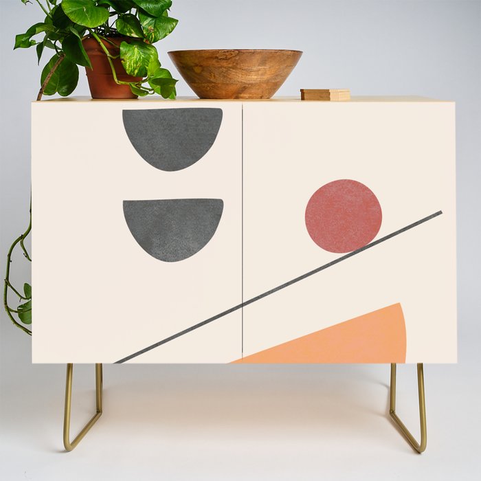 Abstract Minimal Art 01 Credenza Gallery Image 1