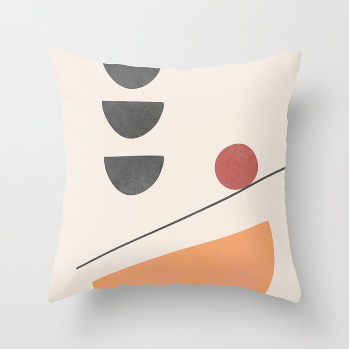 Abstract Minimal Art 01 Throw Pillow Gallery Image 6