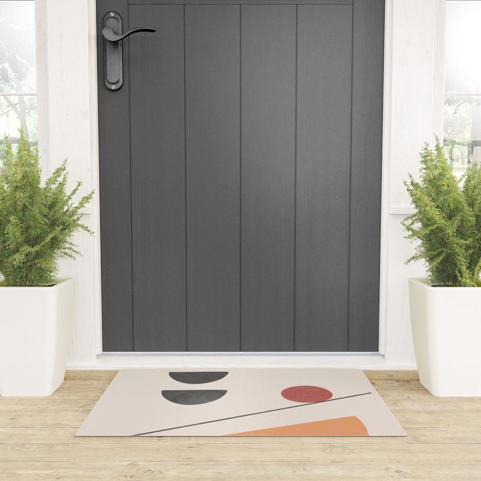 Abstract Minimal Art 01 Welcome Mat Gallery Image 3