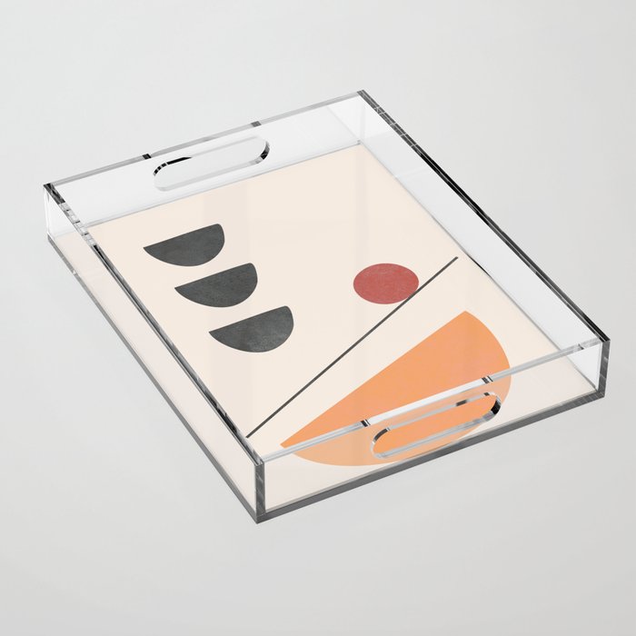 Abstract Minimal Art 01 Acrylic Tray Gallery Image 1