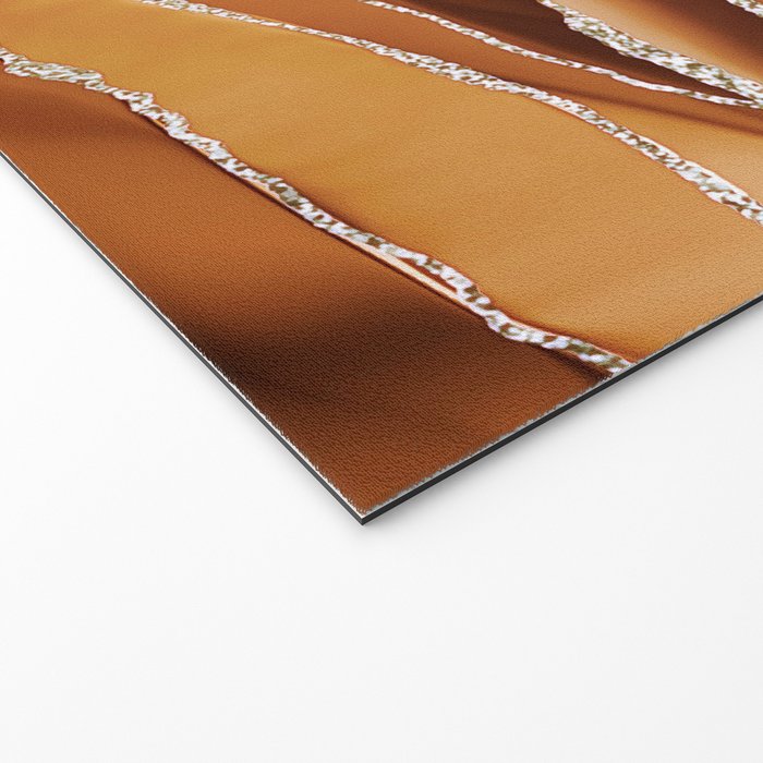Desert Hot Copper Marble Landscapes Welcome Mat Gallery Image 2