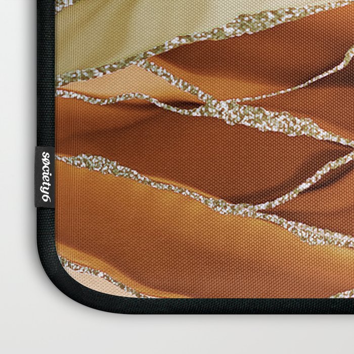 Desert Hot Copper Marble Landscapes Laptop Sleeve Gallery Image 3