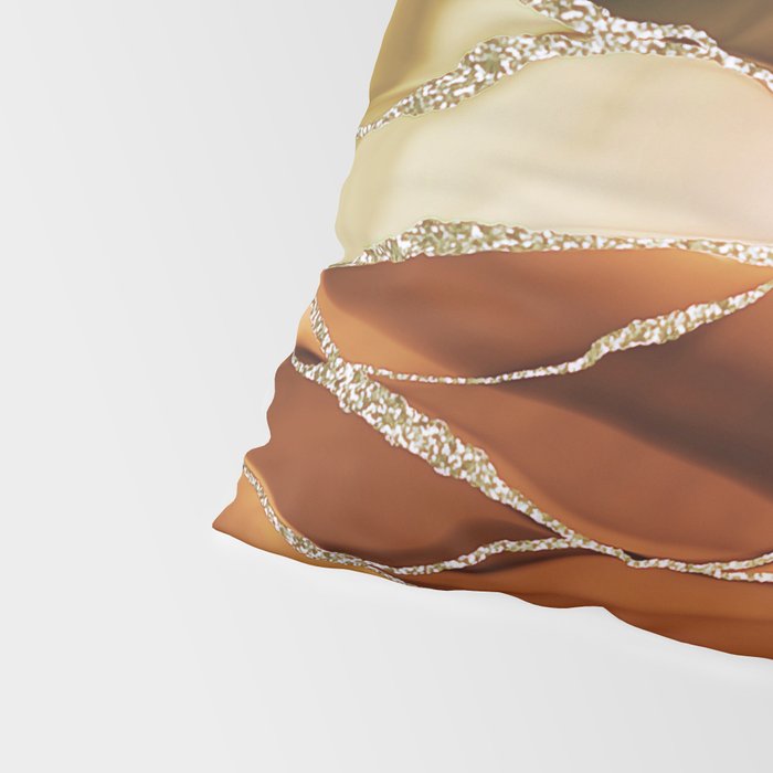 Desert Hot Copper Marble Landscapes Pillow Sham Gallery Image 4