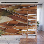 Desert Hot Copper Marble Landscapes Wall Mural Gallery Image 1