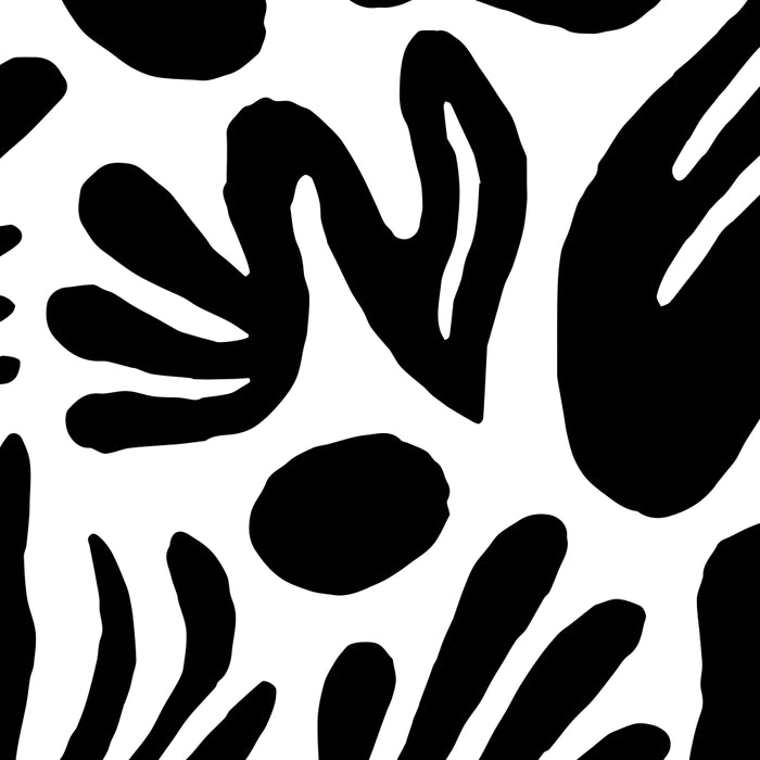 Black and white organic nature art pattern Coffee Mug Gallery Image 2