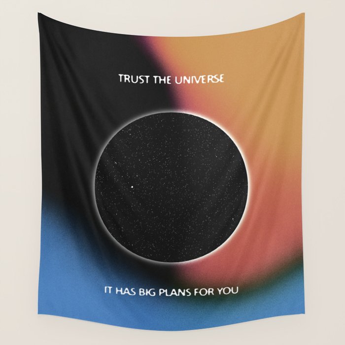 Trust The Universe Wall Tapestry Gallery Image 1