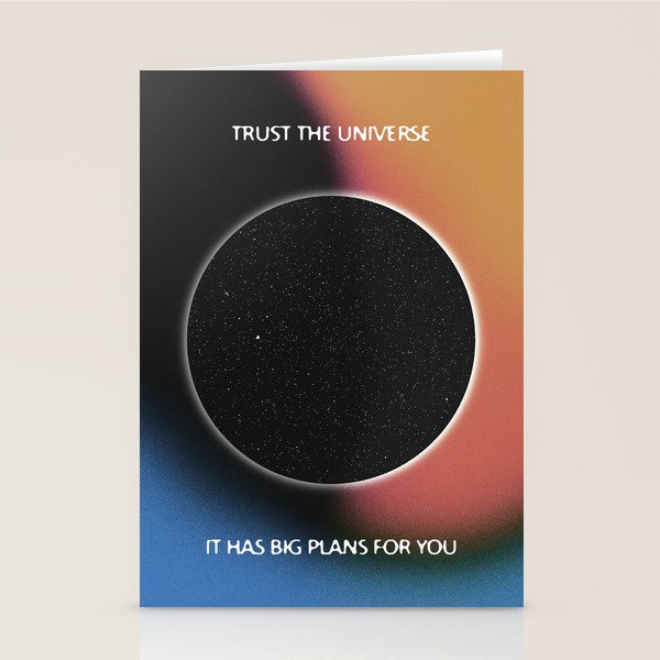 Trust The Universe Stationery Card Gallery Image 1