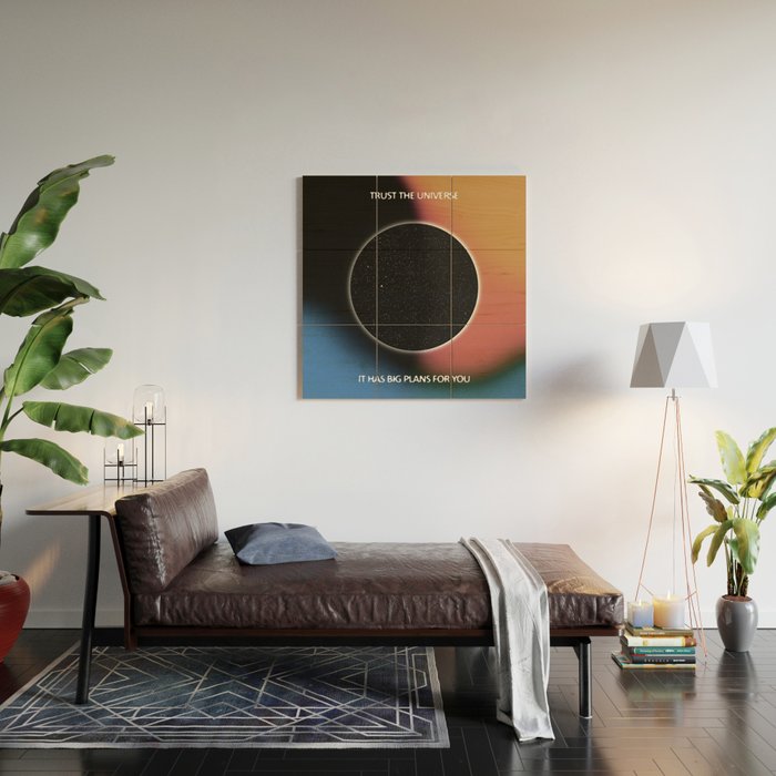 Trust The Universe Wood Wall Art Gallery Image 2