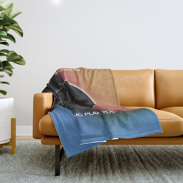 Trust The Universe Throw Blanket