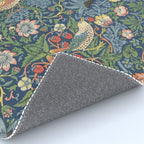 Strawberry Thief - Vintage William Morris Bird Pattern Rug Gallery Image 4