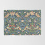 Strawberry Thief - Vintage William Morris Bird Pattern Rug Gallery Image 2