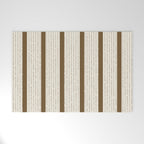 Lines IV (Cream & Chocolate) Welcome Mat Gallery Image 1