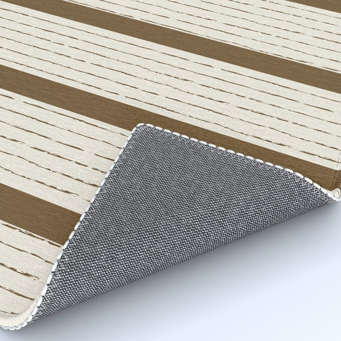Lines IV (Cream & Chocolate) Rug Gallery Image 4