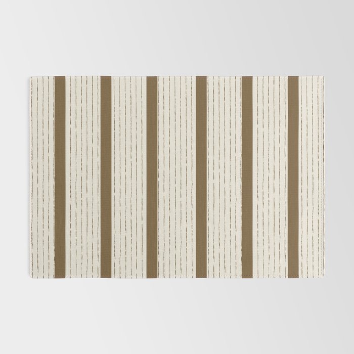Lines IV (Cream & Chocolate) Rug Gallery Image 2