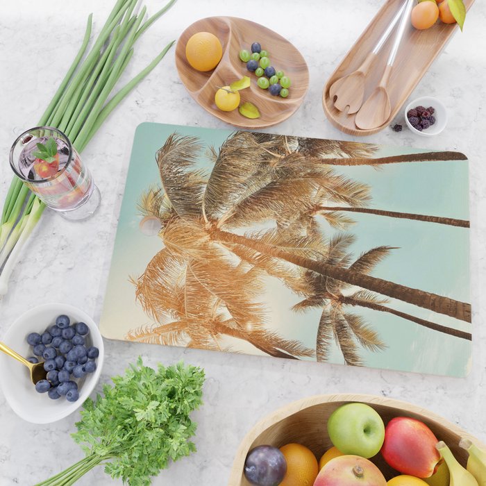 Surfrider palms Cutting Board Gallery Image 2