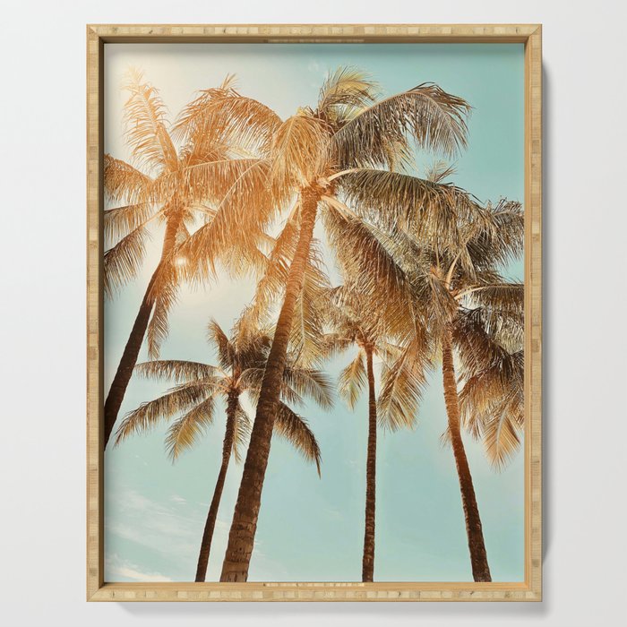 Surfrider palms Serving Tray Gallery Image 1