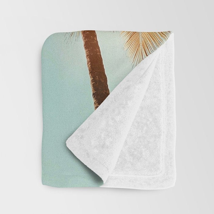 Surfrider palms Throw Blanket Gallery Image 3
