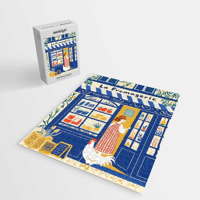 Charming French Cheese Shop Jigsaw Puzzle Gallery Image 2