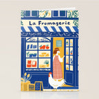 Charming French Cheese Shop Stationery Card Gallery Image 2