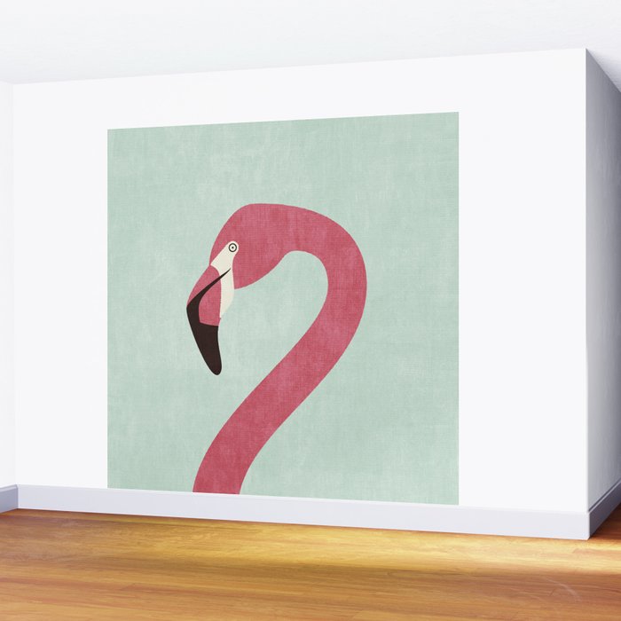 FAUNA / Flamingo Wall Mural Gallery Image 2