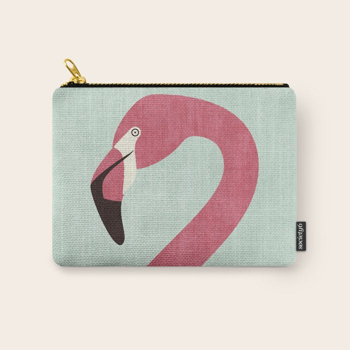 FAUNA / Flamingo Carry All Pouch Gallery Image 1