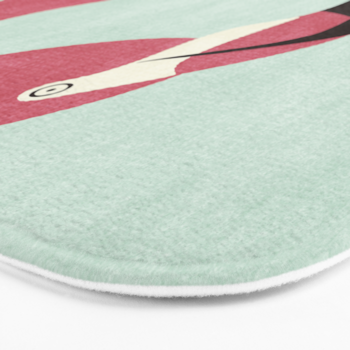 FAUNA / Flamingo Bath Mat Gallery Image 3