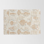 Antique pottery warm neutral Rug Gallery Image 2