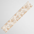 Antique pottery warm neutral Table Runner Gallery Image 3