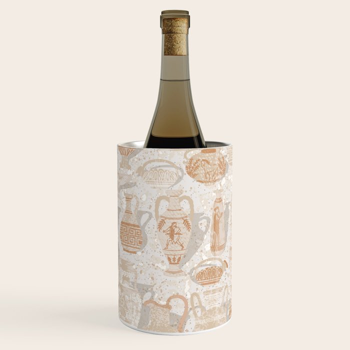 Antique pottery warm neutral Wine Chiller Gallery Image 1