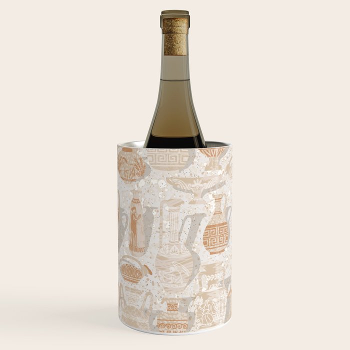 Antique pottery warm neutral Wine Chiller Gallery Image 2