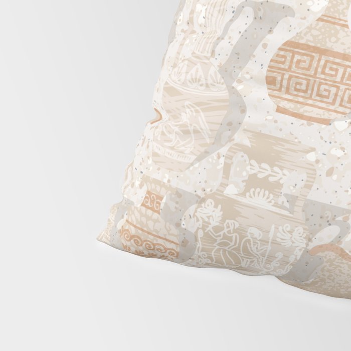 Antique pottery warm neutral Pillow Sham Gallery Image 4
