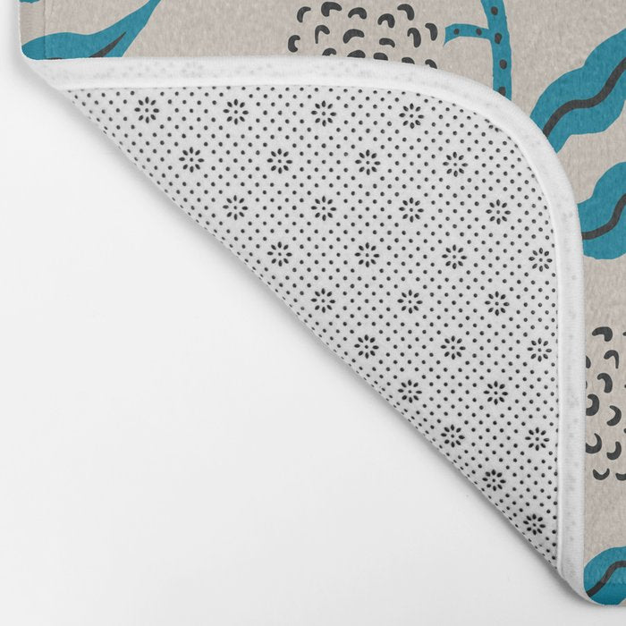 LA VILLE VINE BLUE Bath Mat Gallery Image 2